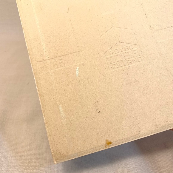 FINAL PRICE 🤑 Vntg Royal Mosa Holland Delft Xmas 1843 Castle in Winter Tile - Picture 12 of 12